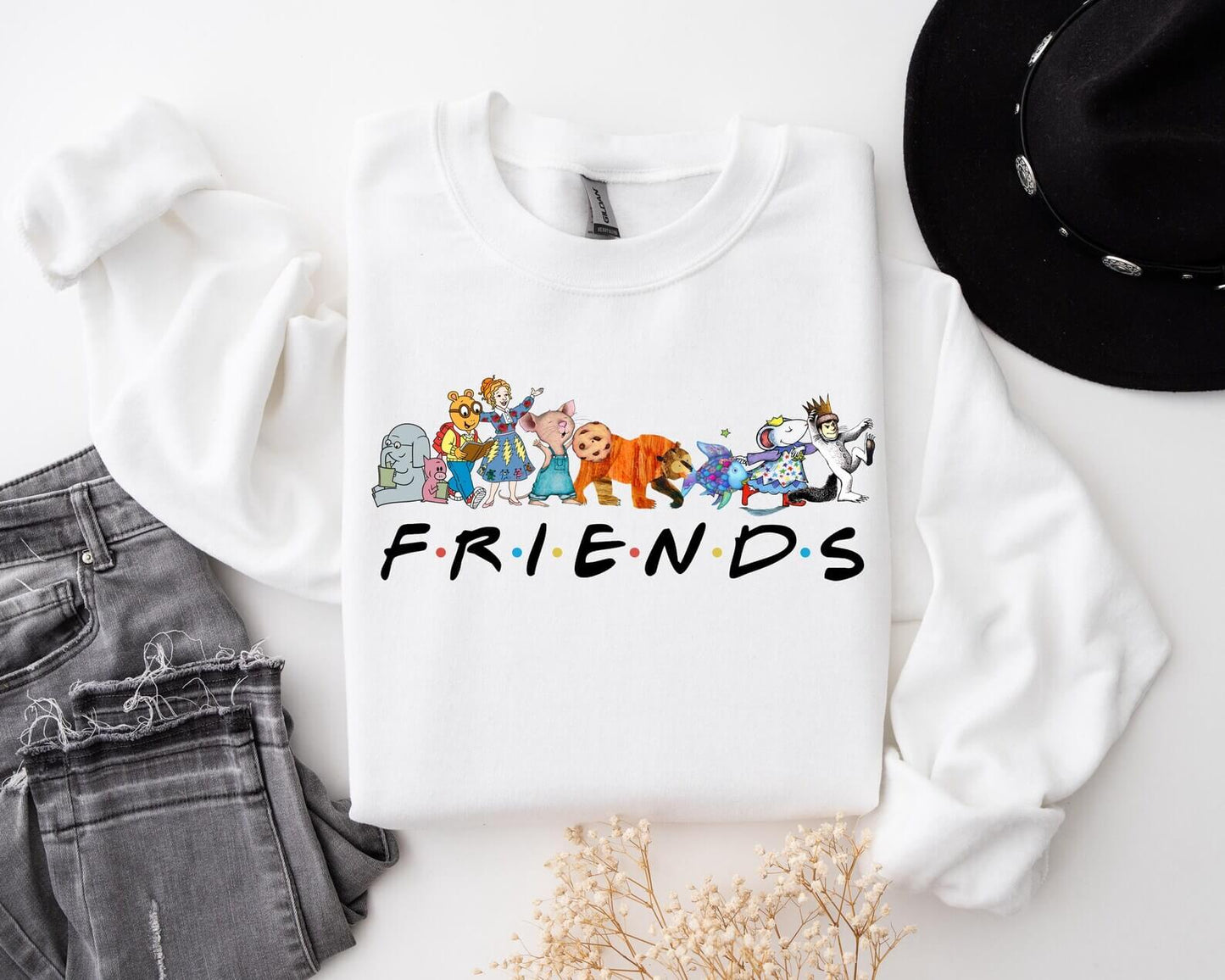 Comfort Colors Friends Children's Book Shirt