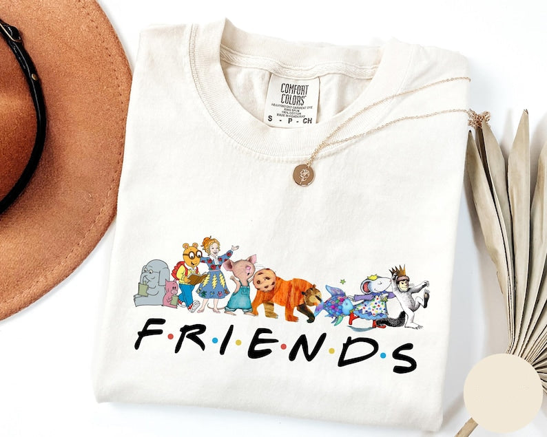 Comfort Colors Friends Children's Book Shirt