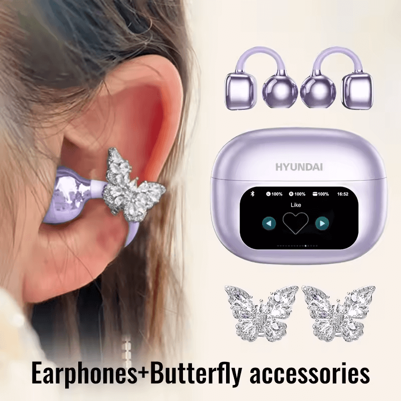 LED power display wireless Bluetooth earbuds