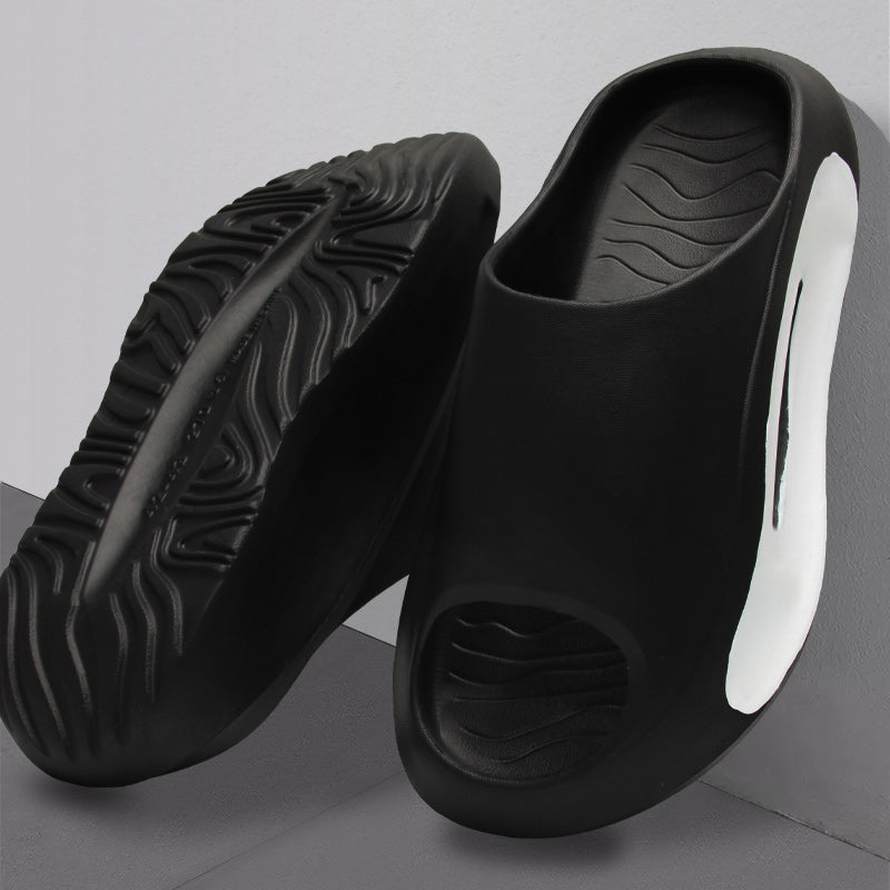 Men's thick-soled non-slip shower slippers