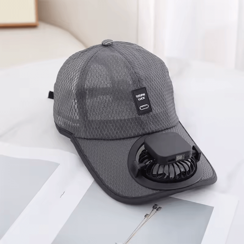 GTBL Solar Mesh Sun Cap in Dark Gray for Summer