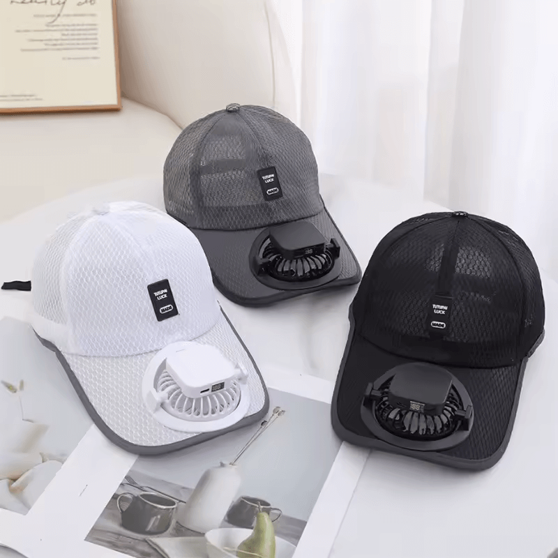 GTBL Solar Mesh Sun Cap in Dark Gray for Summer