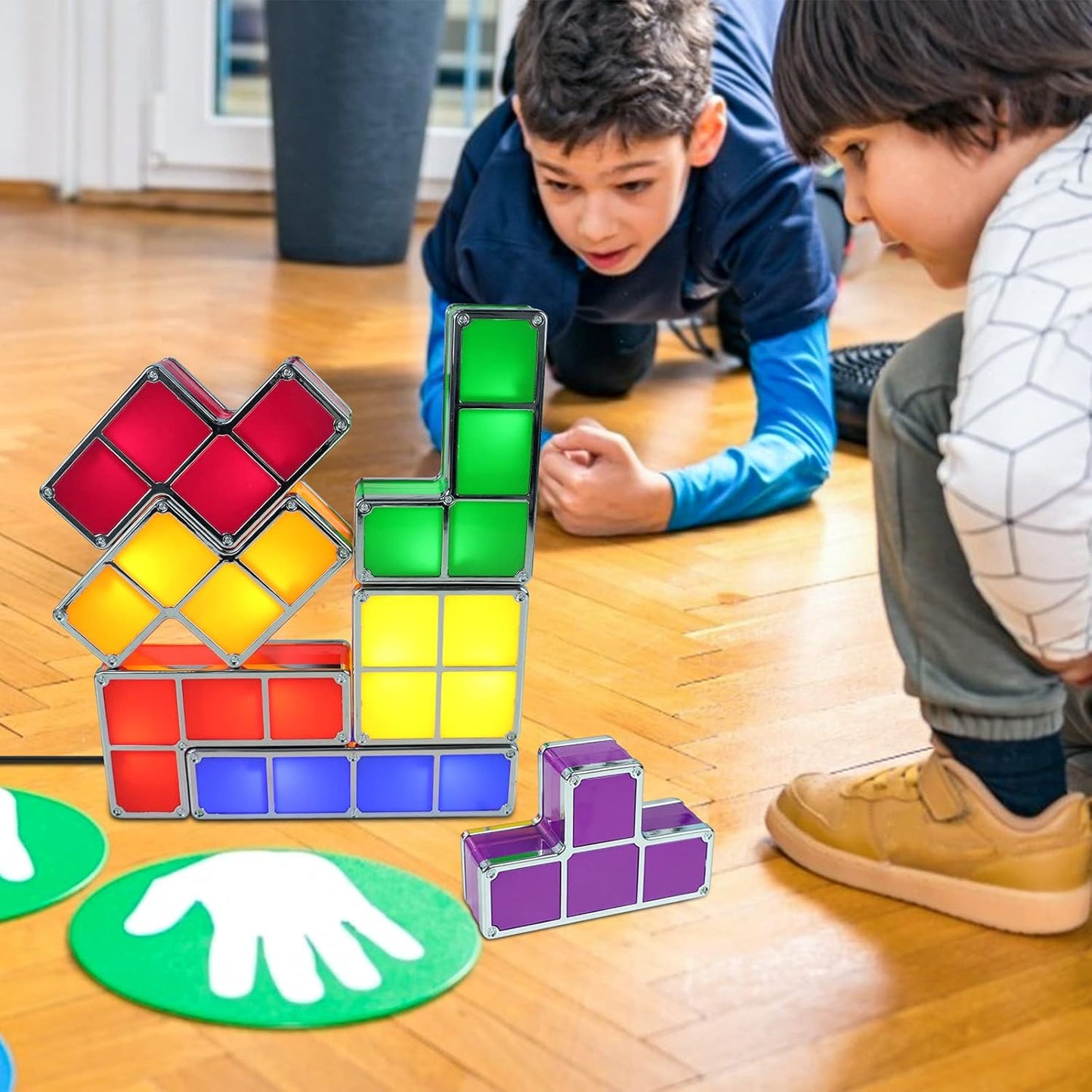 VEEKI Stackable 7 Colors LED Kids Night Light