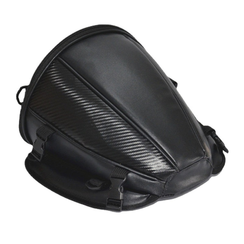 Waterproof motorcycle tail bag on a bike