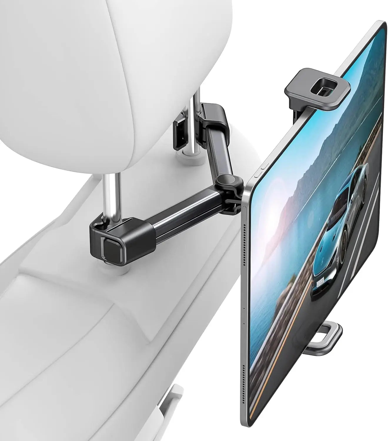 360° rotation car headrest holder for tablets and phones