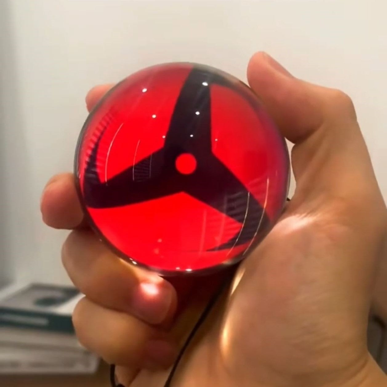 Anime-themed crystal ball night light for kids