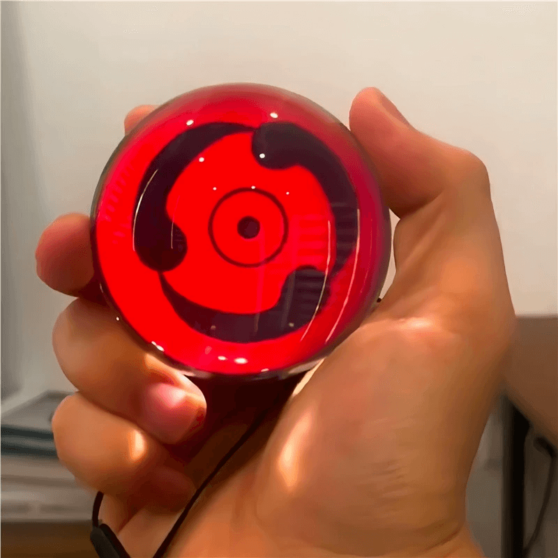 Anime-themed crystal ball night light for kids