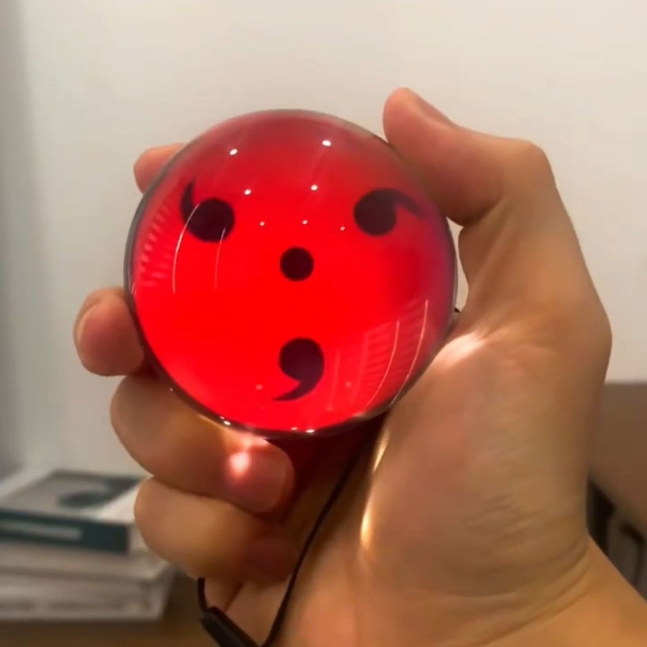 Anime-themed crystal ball night light for kids