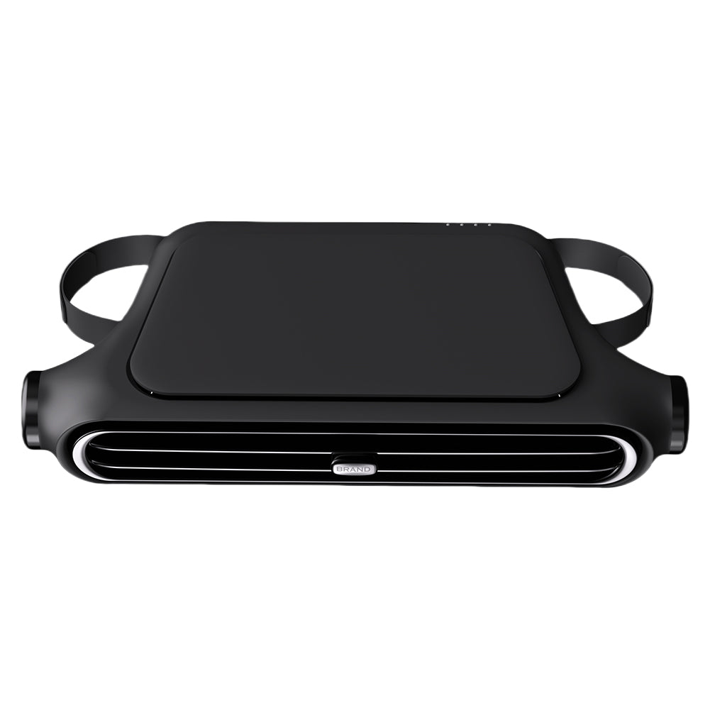 Car headrest cooling fan with adjustable speeds