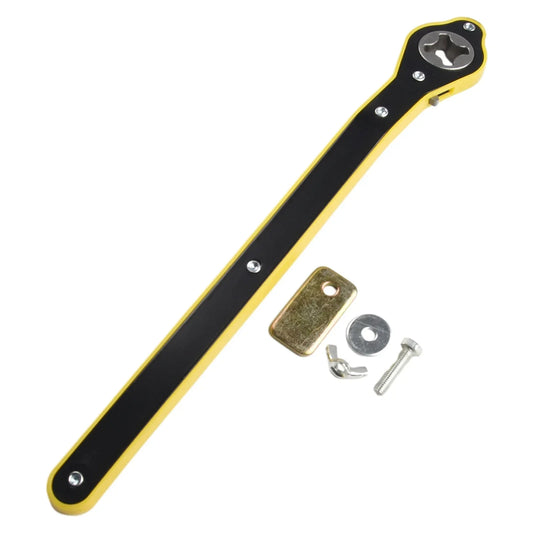 Labor-saving car jack ratchet wrench for easy tire changes