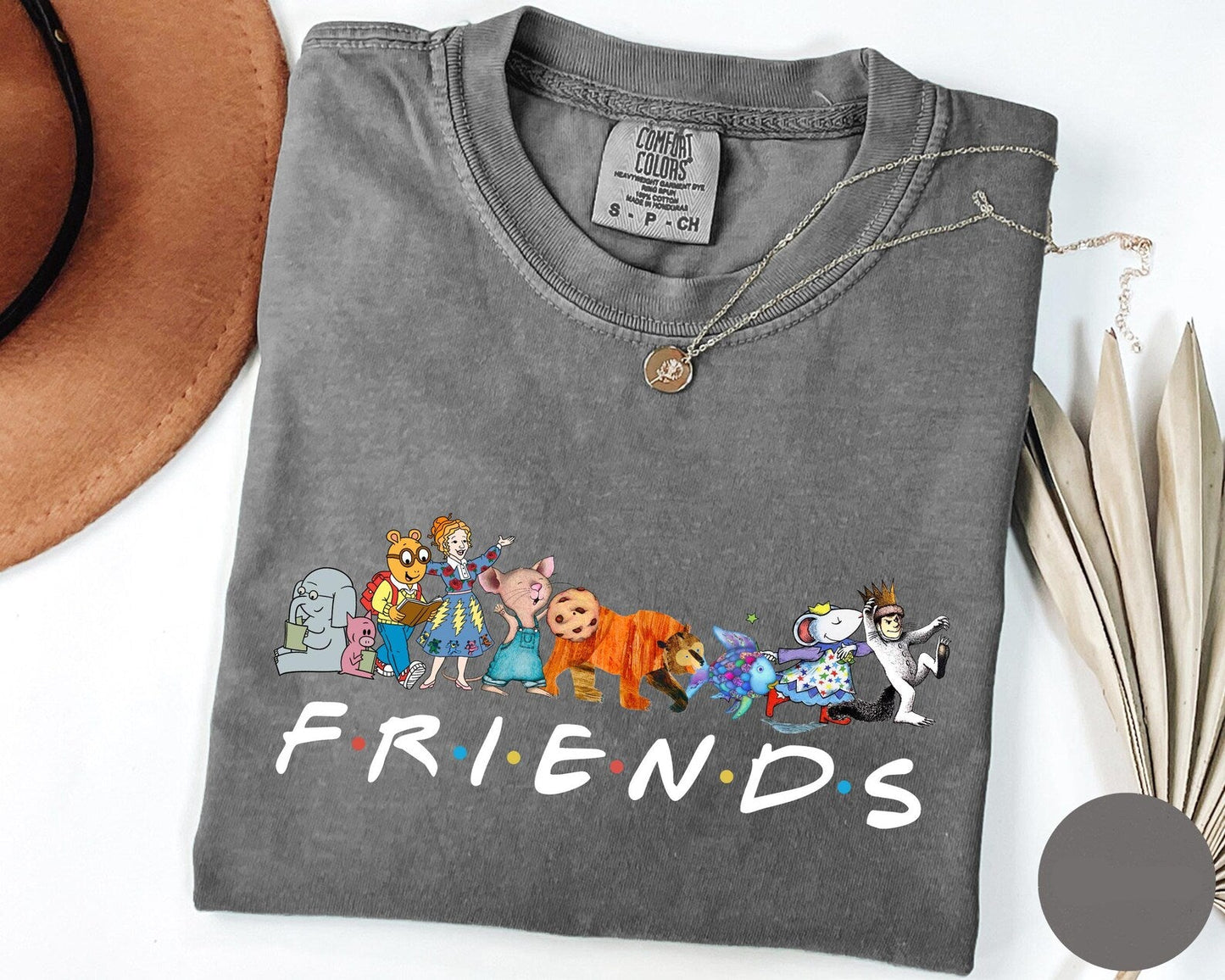 Comfort Colors Friends Children's Book Shirt