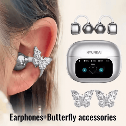 LED power display wireless Bluetooth earbuds