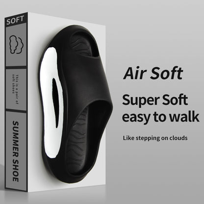 Men's thick-soled non-slip shower slippers