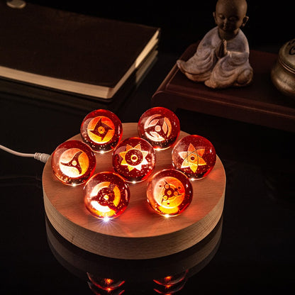Naruto Sasuke Crystal Ball Anime Ornament