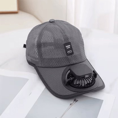 GTBL Solar Mesh Sun Cap in Dark Gray for Summer
