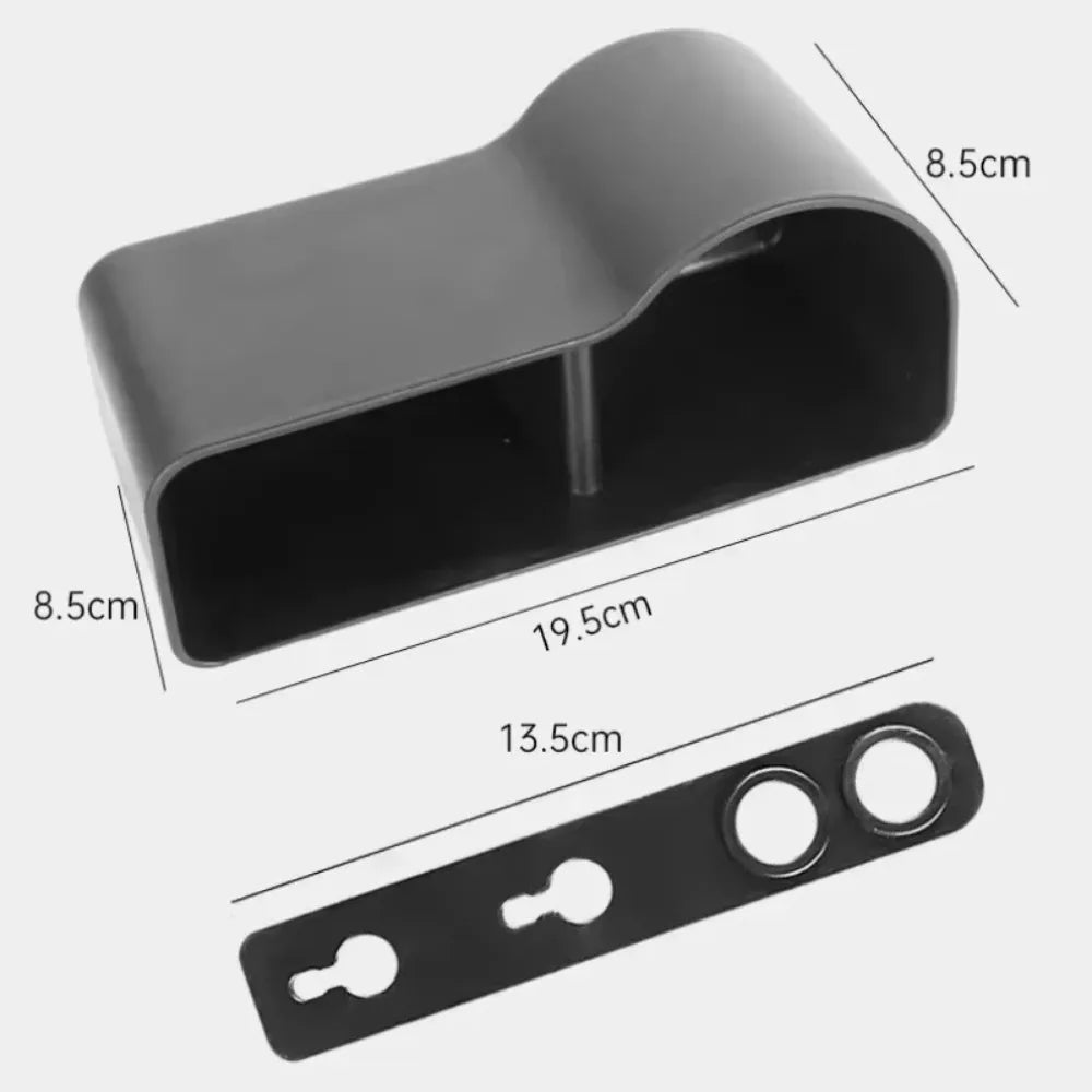 Multifunctional car cup holder and phone mount on headrest