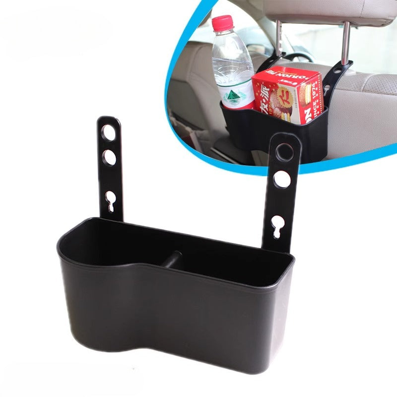 Multifunctional car cup holder and phone mount on headrest