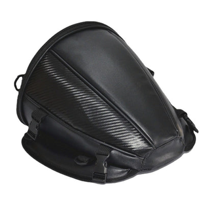 Waterproof motorcycle tail bag on a bike