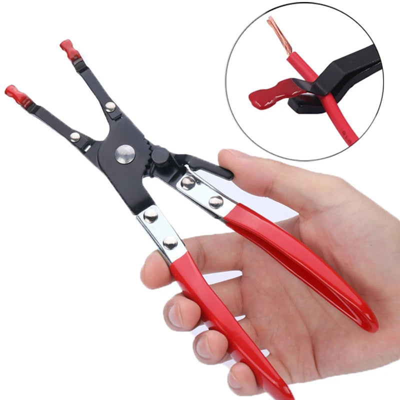 Universal car vehicle soldering aid pliers holding two wires for car repair